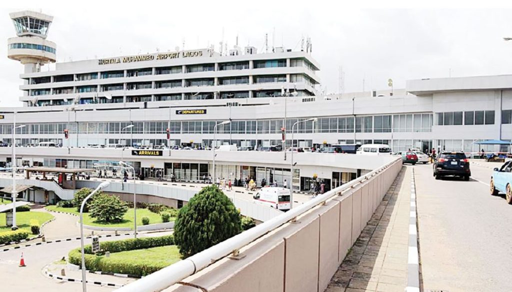 MMA2 Lagos parking area showing vehicles and terminal