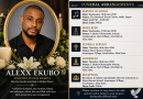 Memorial tribute image for late Nollywood actor Alexx Ekubo