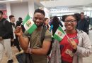 Nigerian students studying at an international university campus