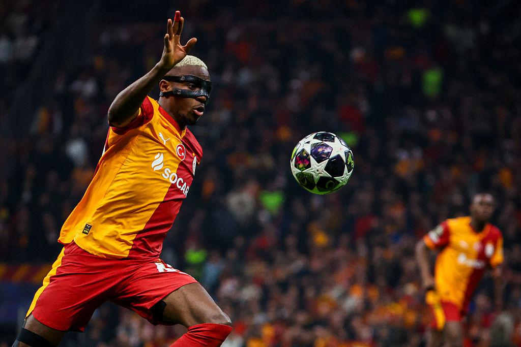 Victor Osimhen and Ademola Lookman ahead of UEFA Champions League matches